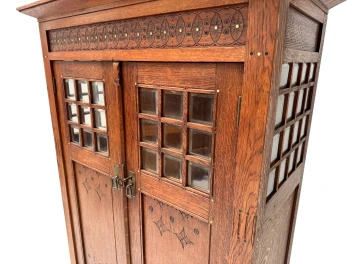 Arts & Crafts Armoire or Bookcase In the style of Architect Lauweriks, 1890s